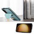Etui do Samsung Galaxy A25 5G, Card Holder, z paskiem na ramię, zielone