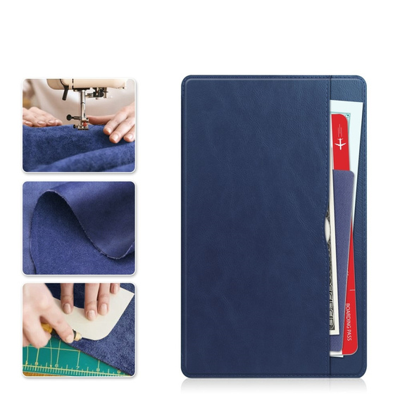 Etui do Samsung Galaxy Tab A9, Business Card, niebieskie