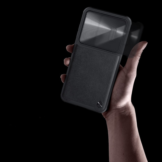 Etui Nillkin do Samsung Galaxy S23 Plus, CamShield Leather Case, czarne