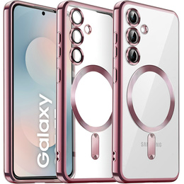 Etui do Samsung Galaxy S25 FE, Electro MagSafe, różowe