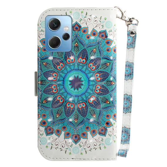 Etui z klapką do Xiaomi Redmi Note 12 4G, Wallet, Mandala Flower