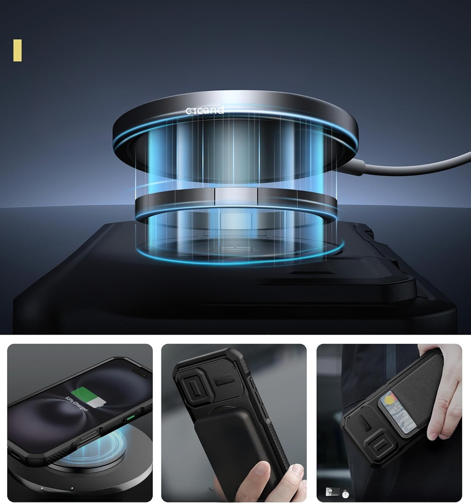 Etui Dexnor do iPhone 16 – silne magnetyczne mocowanie do MagSafe
