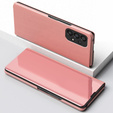 Etui do Samsung Galaxy A53 5G, Clear View, różowe rose gold