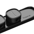 Baseus Peas Cable Clip uchwyty magnetyczne haczyki - Black