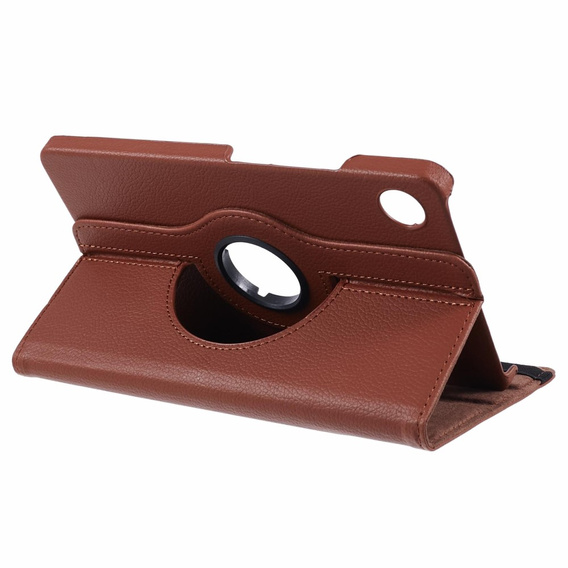 Etui do Samsung Galaxy Tab A9, Obrotowe 360, brązowe