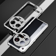Etui do Xiaomi 15 Ultra, Armor Bumper, z osłoną obiektywu, srebrne
