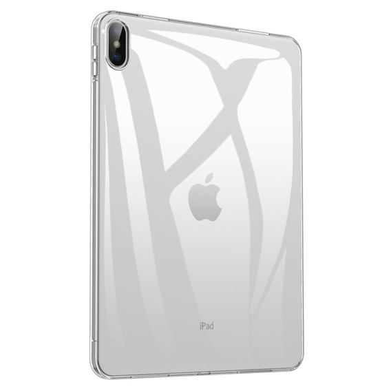 Etui do iPad 11" 2025 A16 (11 gen.) / iPad 10.9" 2022 (10 gen.), Silikonowe, przezroczyste