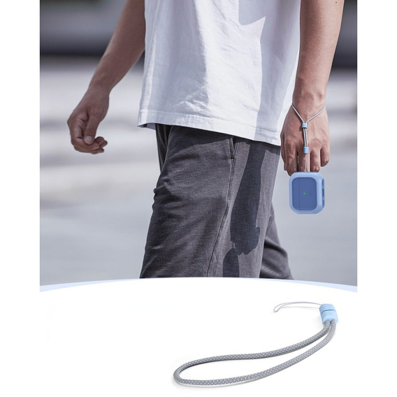 ESR Etui na słuchawki Airpods Pro 3, Orbit Halolock MagSafe, powder blue