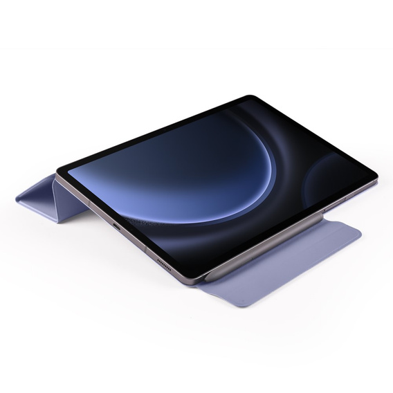 Magnetyczne etui origami do Samsung Galaxy Tab S10 Lite / S10 FE / S9 FE / S9 – ciemnofioletowe