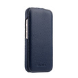 Etui MELKCO z klapką do iPhone 17 Pro, skórzane, flip, niebieskie
