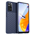 Etui do Xiaomi Redmi Note 11 Pro 4G / 5G, Thunder, niebieskie