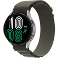 Pasek Nylonowy do Samsung Galaxy Watch 4/5/6/7/FE 40/42/43/44/45/46/47mm, Zielony