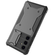 Etui do Samsung Galaxy S24, ERBORD Rugged Case, czarne