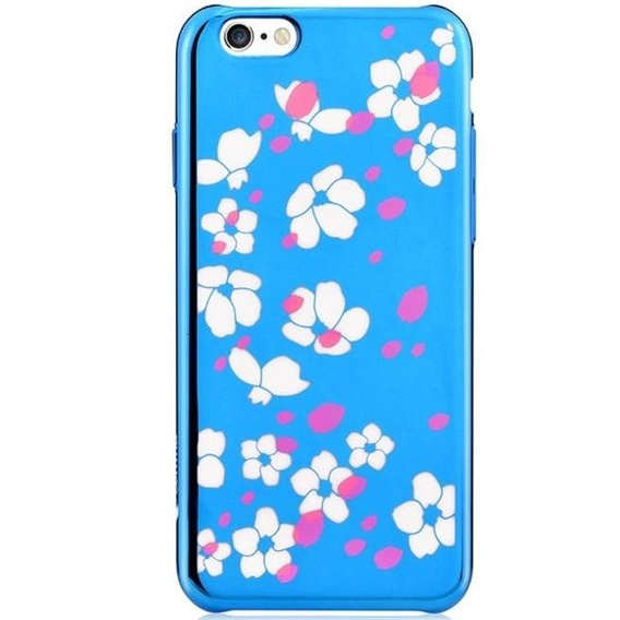Etui COMMA Bloom Hard Case do iPhone 6 6s 4.7 - Niebieski