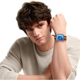 Pasek Silikonowy do Huawei Watch Fit 4 / 4 Pro / 3, Czarny / Pomarańczowy