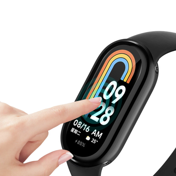 Etui Silikonowe do Xiaomi Smart Mi Band 8 / Xiaomi Smart Mi Band 9, Czarne