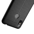 Czarne Etui Football Grain TPU Case Xiaomi Redmi Note 6 Pro