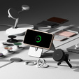 Etui Ringke do Samsung Galaxy S25, Silicone MagSafe, różowe + Szkło Hartowane 9H