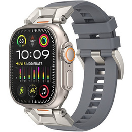Pasek do Apple Watch 1/2/3/4/5/6/7/8/9/10/11/SE Ultra 1/2/3 42/44/45/46/49mm, Szary