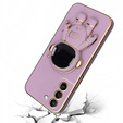 Etui do Samsung Galaxy S23, Astronaut, fioletowe