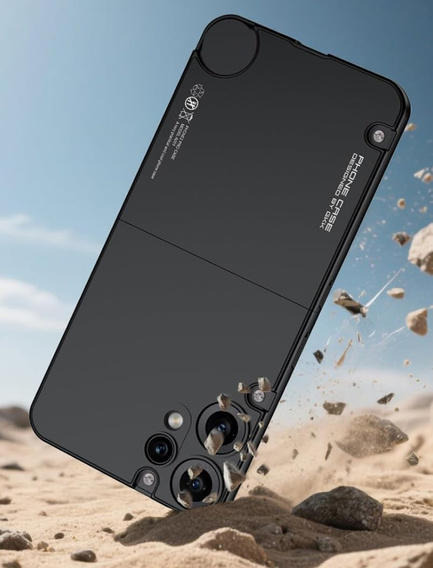 Etui do CMF Nothing Phone 2 Pro – kontrastowa obudowa z pełną ochroną - czarne