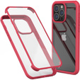 Etui do iPhone 15 Pro, ERBORD Guardian, czerwone