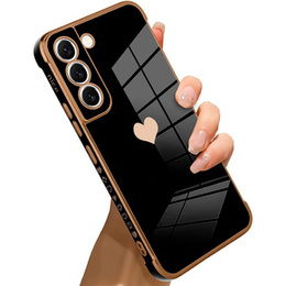 Etui do Samsung Galaxy S22, Electro heart, czarne