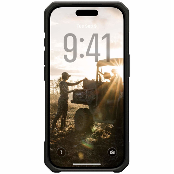 Etui Urban Armor Gear do iPhone 17 Pro, Monarch Pro Kevlar MagSafe, kevlar black