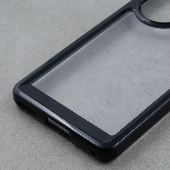 Etui do Oppo Reno 10 / 10 Pro, Fusion Hybrid, przezroczyste / czarne