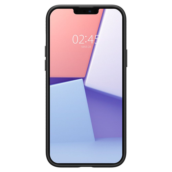 Etui Spigen do iPhone 13 Pro, Liquid Air, czarne + szkło