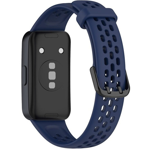 Pasek Silikonowy do Huawei Band 8 / Huawei Band 9 / Huawei Band 10, Granatowy