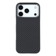 Etui do iPhone 17 Pro, włókno karbonowe, do MagSafe, czarne