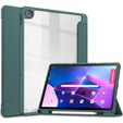 Etui do Lenovo Tab M10 Plus 10.6 Gen 3 TB-125F TB-128F, Smartcase Hybrid, z miejscem na rysik, ciemnozielone