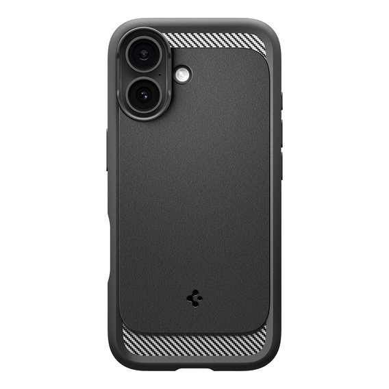 Etui Spigen do iPhone 17, Rugged Armor MagSafe, Matte Black