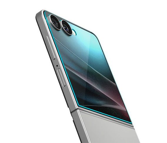 Szkło do etui + Aplikator Spigen Glas.tR EZ Fit HD 2-Pack do Samsung Galaxy Z Flip7