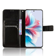 Etui z klapką do Oppo Reno 11F 5G, Crazy Horse Wallet, czarne