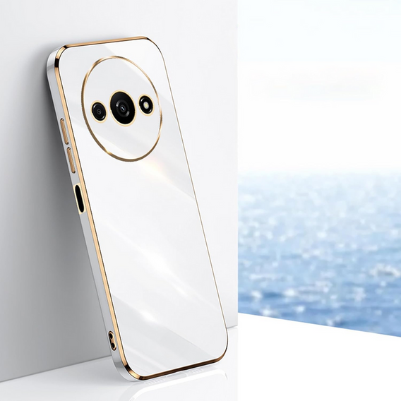 Etui do Xiaomi Redmi A3, Glamour CamShield, białe