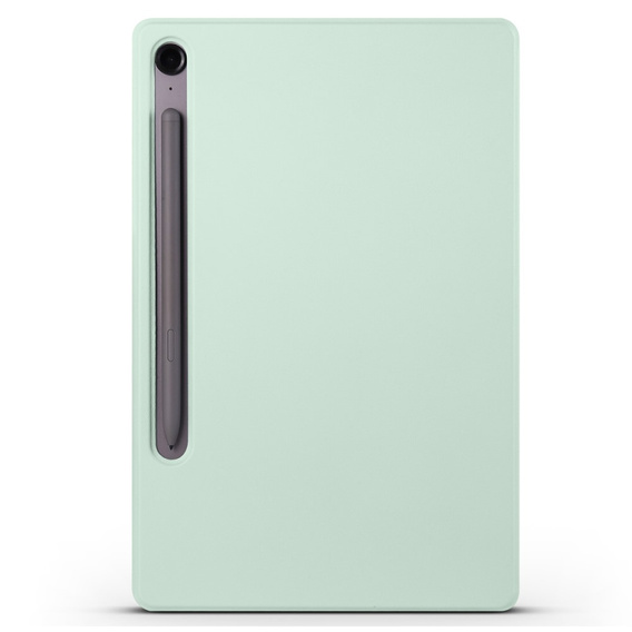 Magnetyczne etui origami do Samsung Galaxy Tab S10 Lite / S10 FE / S9 FE / S9 – jasnozielone