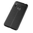 Czarne Etui Football Grain TPU Case Xiaomi Redmi Note 6 Pro