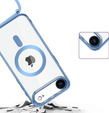 Etui do iPhone Air, Electro MagSafe, niebieskie + Smycz