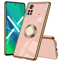 Etui do Xiaomi Poco X4 Pro 5G, Electro Ring, różowe