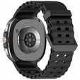 Pasek Silikonowy do Samsung Galaxy Watch 8 / 8 Classic, Czarny