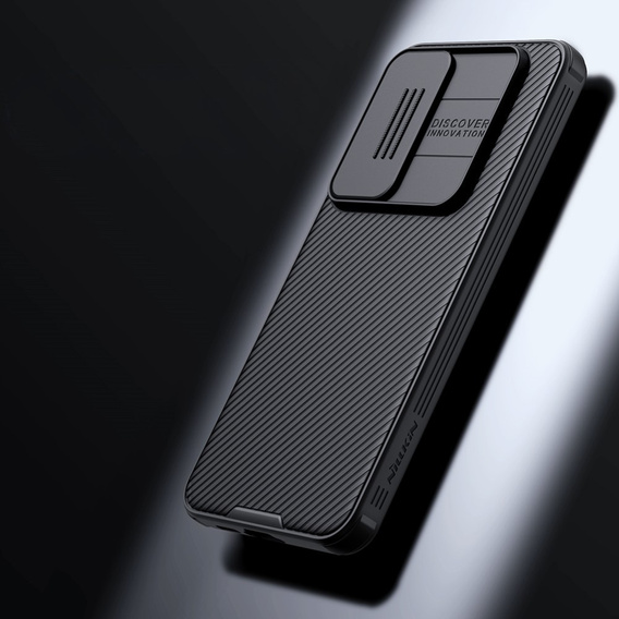 Etui do Samsung Galaxy S24 FE, pancerne Nillkin, CamShield Pro, czarne