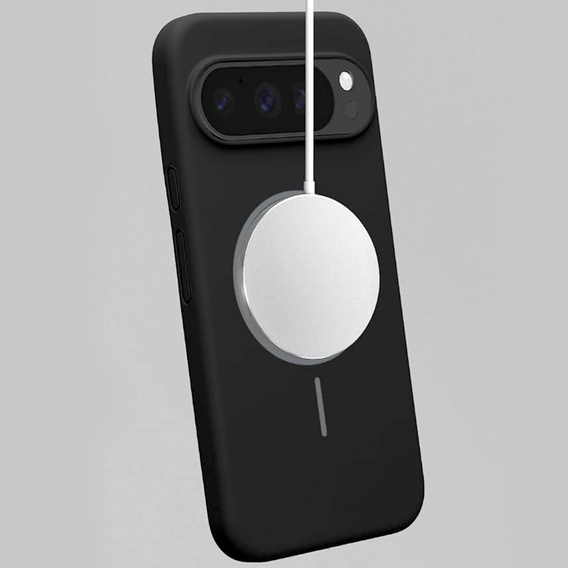 Etui do Google Pixel 10 / 10 Pro, do MagSafe, silikonowe, czarne