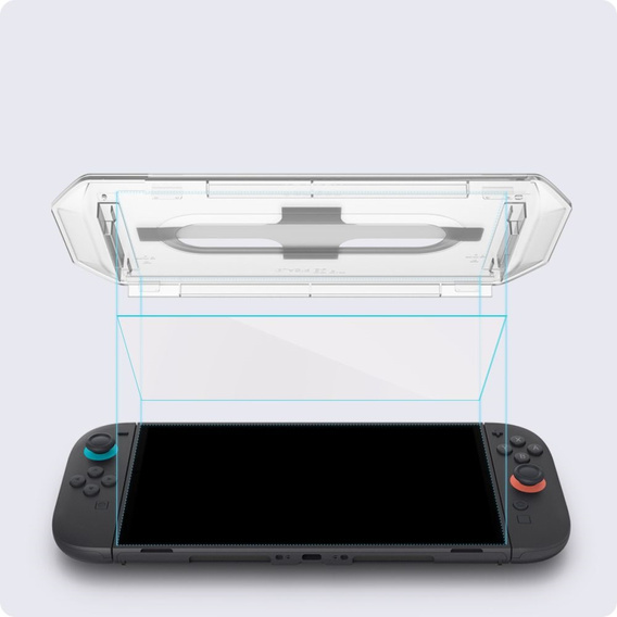 SPIGEN 2x Szkło Hartowane do Nintendo Switch 2, Glas.TR EZ Fit