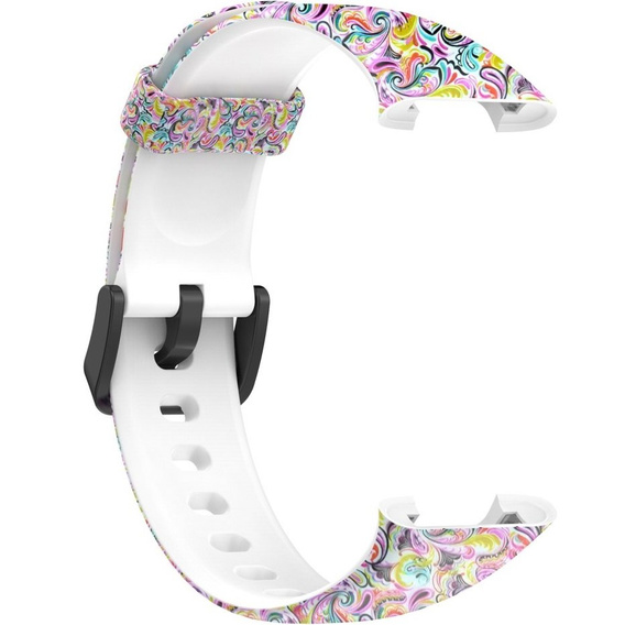Pasek Silikonowy do Xiaomi Mi Band 7 Pro, Kolorowe wzory