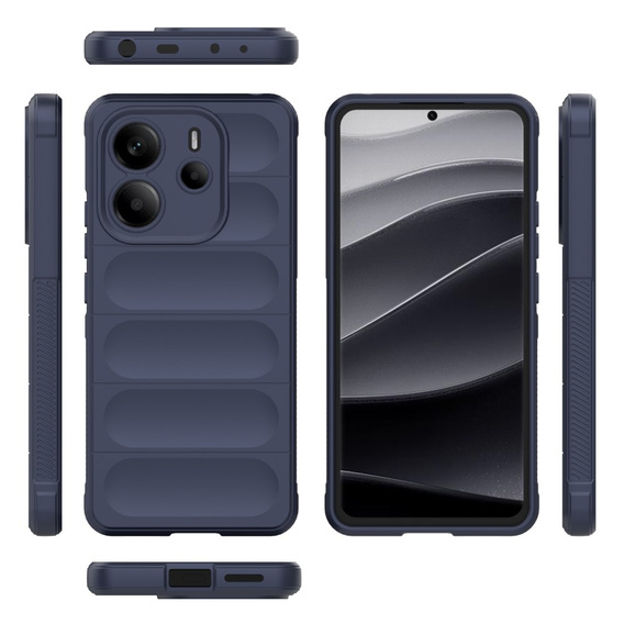Etui do Xiaomi Redmi Note 14 4G, Gaming Shockproof, granatowe