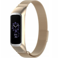 Pasek Bransoleta Milanese do Samsung Galaxy Fit 2 SM-R220, Złoty