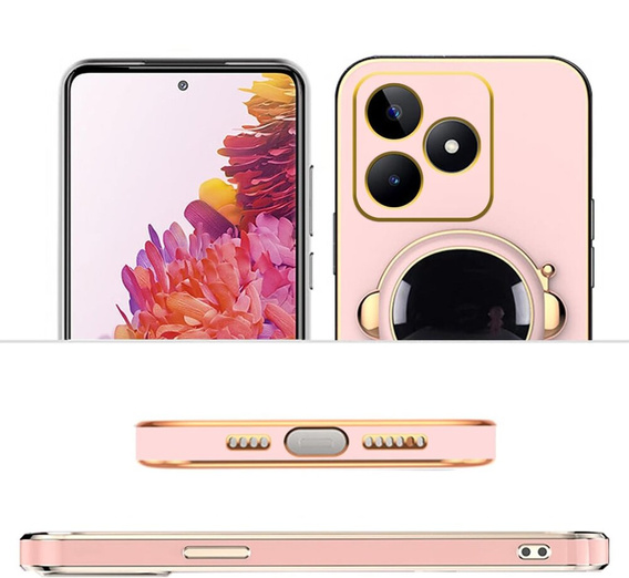 Etui do Realme Note 50, Astronaut, różowe