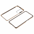 Etui do Samsung Galaxy A16 / A16 5G, Magnetic Dual Glass, złote